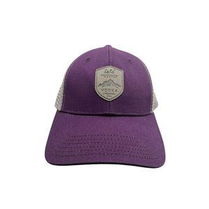 44 North Vodka Purple Gray Mesh Grown in Idaho Adjustable Hat Strapback USA New